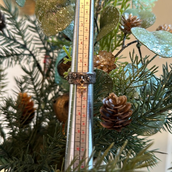 .925 Knights Ring with 10kt Gold Floral Cross, IS Size 6 - Picture 3 of 10